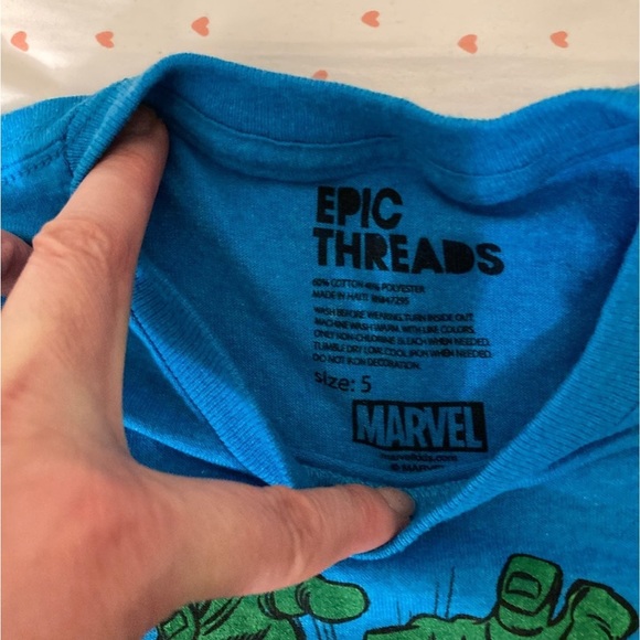 Marvel Comics boy T shirt Nwt size 5 - Picture 2 of 3